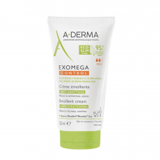 A-DERMA Exomega Control Emollient Cream Anti-Scratching Eco-Slim Tube 50ml