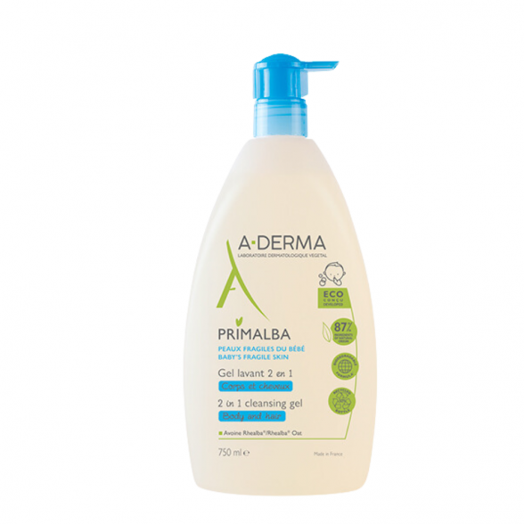 A-DERMA Primalba Baby Cleansing Gel 2 in 1 750ml