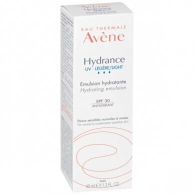 Avène Hydrance UV Emulsão Hidratante SUAVE SPF30 40ml