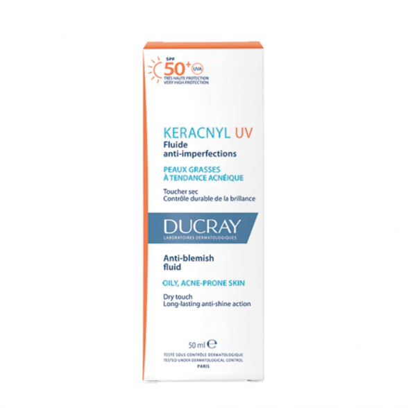 Ducray Keracnyl UV Anti-Blemish Fluid SPF50+ 50ml 1