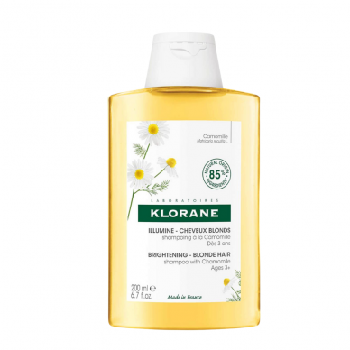 Klorane Brightening Shampoo with Chamomile for Blonde Hair 200ml
