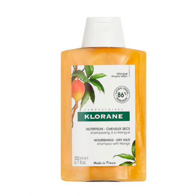Klorane Nutrition Shampoo with Mango for Dry Hair 200ml