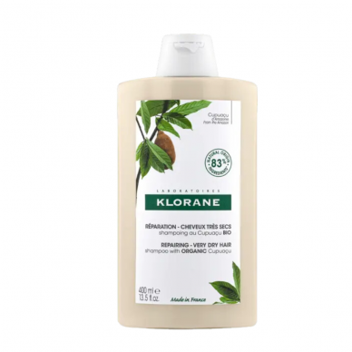 Klorane Repairing Shampoo with Organic Cupuacu for Very Dry Hair 400ml