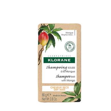 Klorane Shampoo Bar with Mango for Dry Hair 80g
