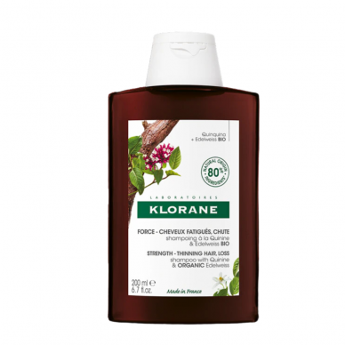 Klorane Strengthening Shampoo with Organic Quinine and Edelweiss Anti-Hair Loss 200ml