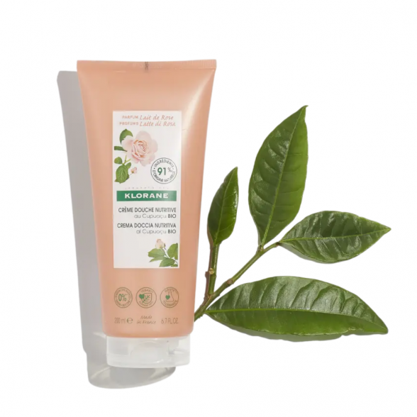 Klorane Nourishing Shower Cream with Rose Milk 200ml 1