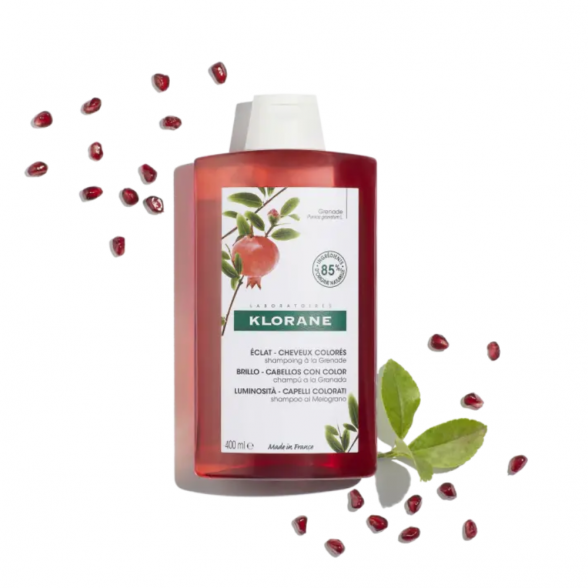 Klorane Radiance Shampoo with Pomegranate for Colored Hair 400ml 1
