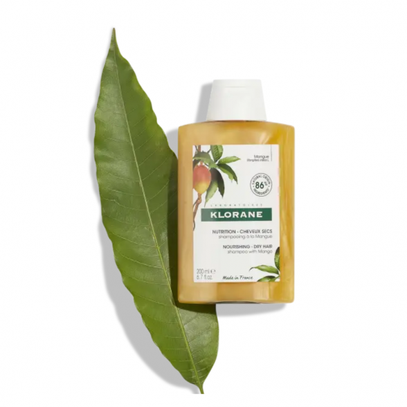 Klorane Nutrition Shampoo with Mango for Dry Hair 200ml 1