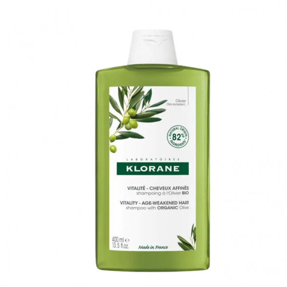 Klorane Vitality Shampoo with Organic Olive for Age-weakened Hair 400ml