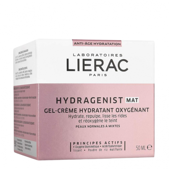 Lierac Hydragenist Matt Moisturizing Oxygenating Cream-Gel 50ml 1