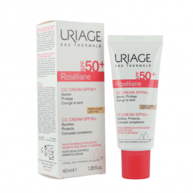 Uriage Roséliane Anti-Redness CC Light Tint Cream SPF50 40 ml