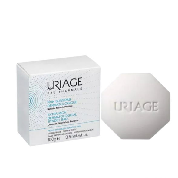 Uriage Extra-Rich Dermatological Syndet Bar 100 G 1